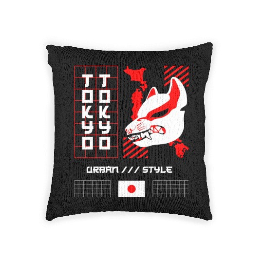 Tokyo Urban Style Woven Pillows