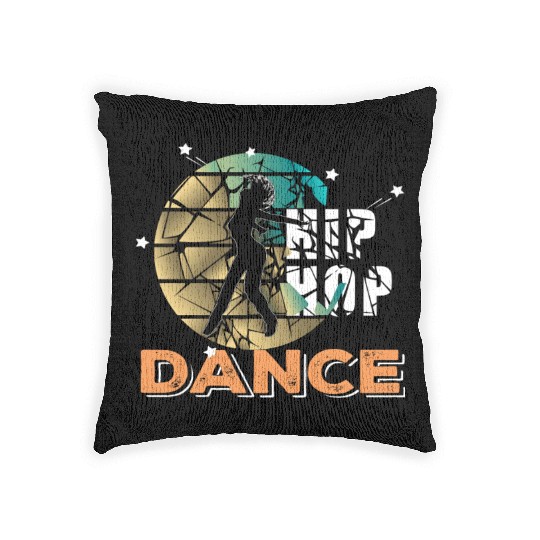 Beat hip hop bgirl Woven Pillows