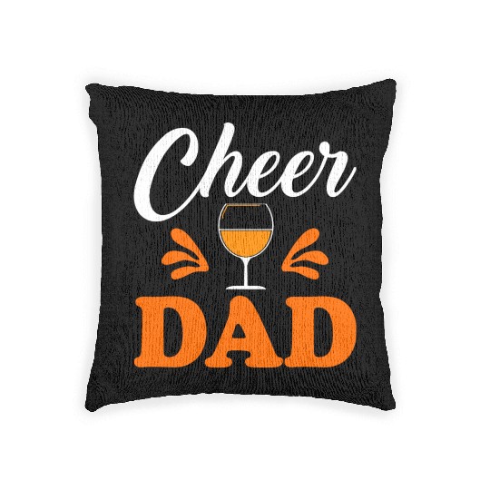 Cheer Dad Woven Pillows