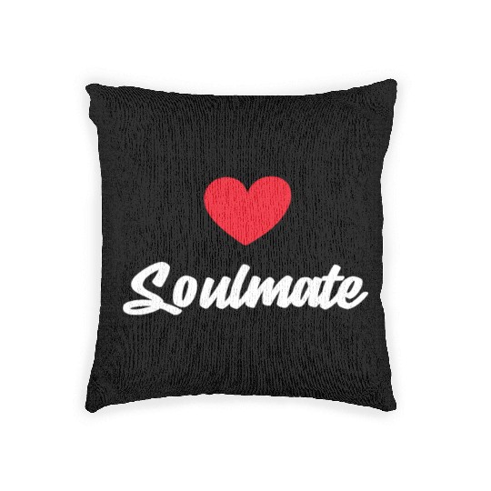 Soulmate Valentine's Day Woven Pillows