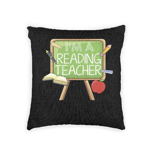 Reading Teacher Woven Pillows