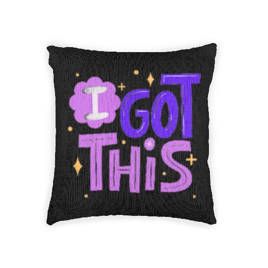 I Got This Woven Pillows