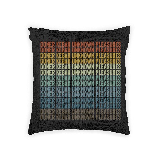 Doner Kebab Unknown Pleasures Persian Food Lover Woven Pillows