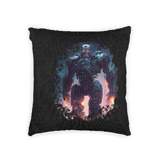 Terminator Exoskeleton Woven Pillows