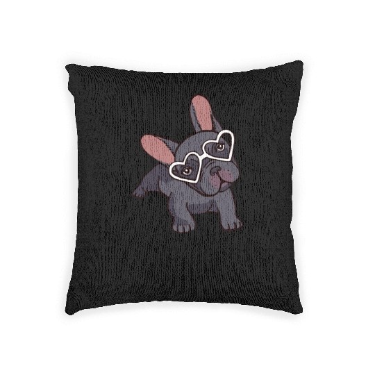 Be mine frenchie. Woven Pillows