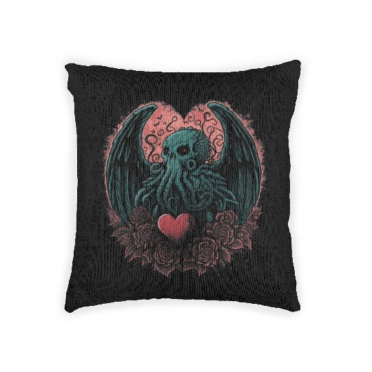 For the Love of Cthulhu Woven Pillows