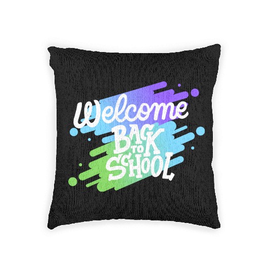 Welcome back to school Woven Pillows