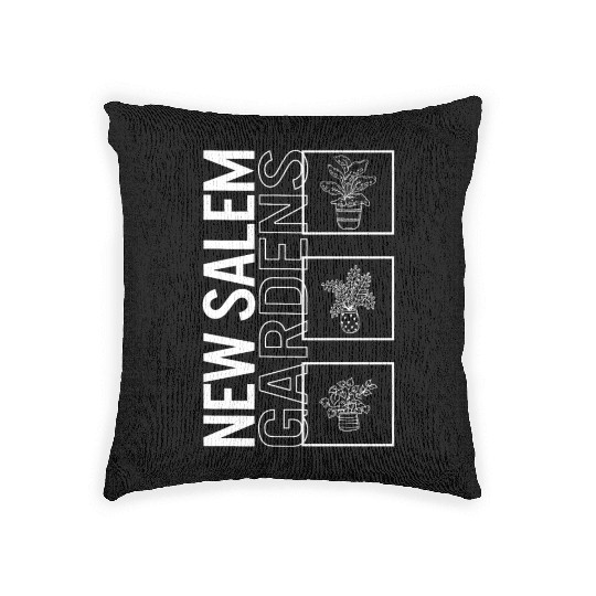 New Salem Gardens, Garden Plant Gardening Lover Woven Pillows