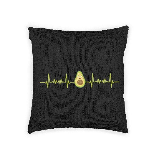 The Heart's Beat is Avocado, It's ADVOCATING Woven Pillows