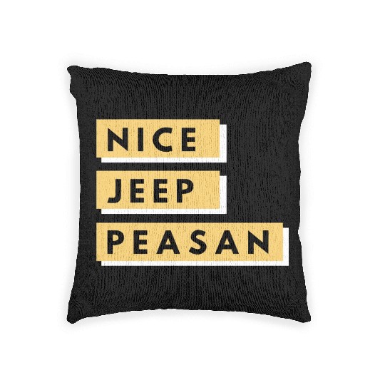 Nice Jeep Peasant Woven Pillows