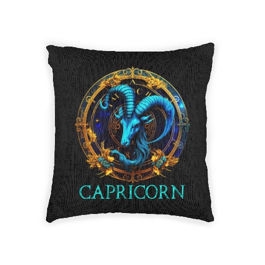 Embrace Your Capricorn Identity: Capricorn Pride Z Woven Pillows