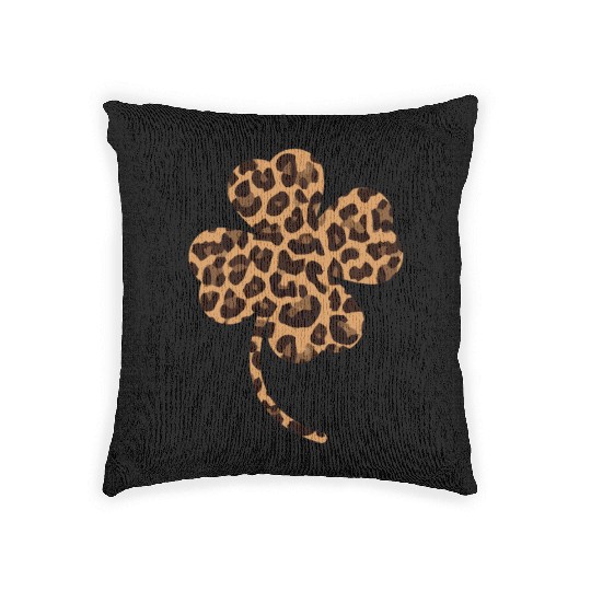 Shamrock Leopard Woven Pillows