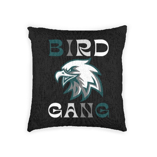 Eagle Bird Gang Funny Philadelphia Woven Pillows