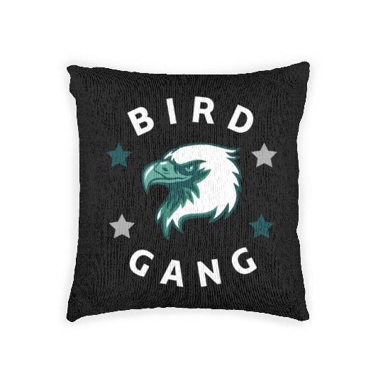 Eagle Bird Gang Funny Philadelphia Woven Pillows