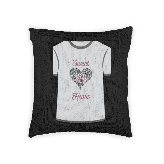 1Black And White Photo Framed Love Themed Movie Po Woven Pillows