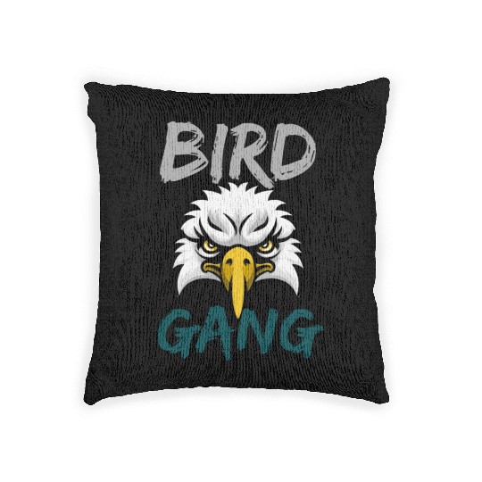 Eagle Bird Gang Funny Philadelphia Woven Pillows