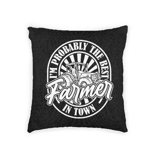 Farming Farmer Funny Woven Pillows