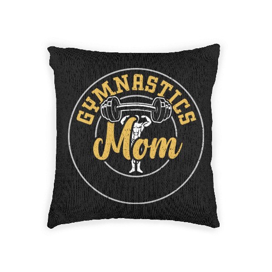Gymnastics Mom - Gym Woven Pillows