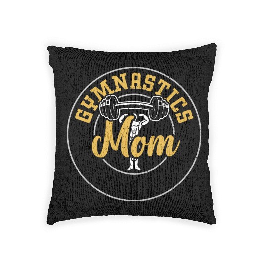 Gymnastics Mom - Gym Woven Pillows