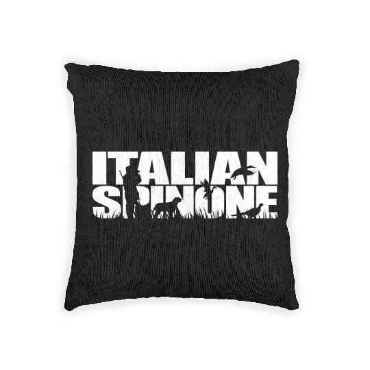 Italian Spinone Hound Hunting Dog Hunter Woven Pillows