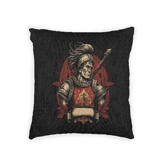 Firefighter Prayer St. Florian Saint of Woven Pillows