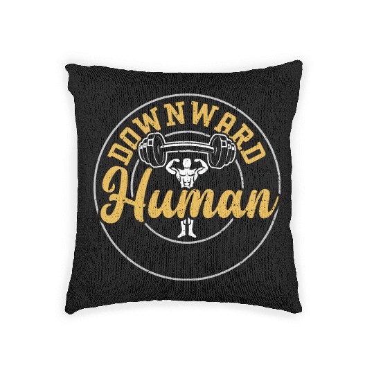 Downward Human - Gym Woven Pillows