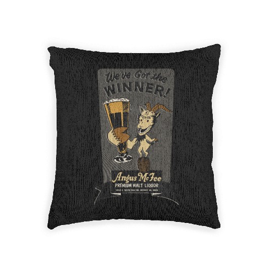 Vintage Detroit Malt Liquor Woven Pillows