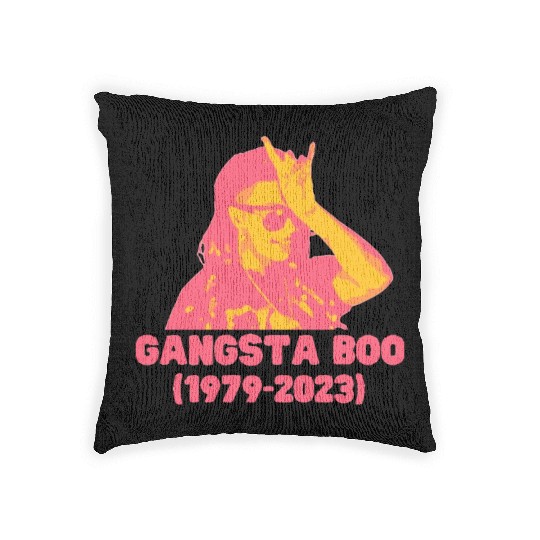 Rip Gangsta Boo Funny Woven Pillows
