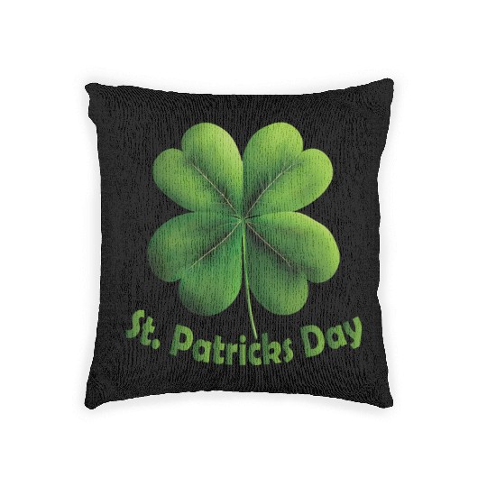 St Patricks Day, Happy Saint Patrick's Day Woven Pillows