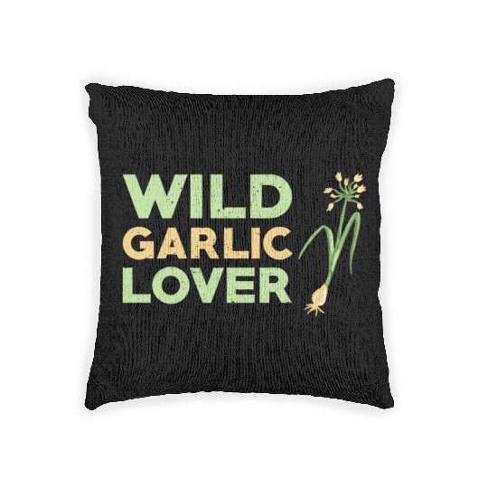 Wild Garlic Lover Woven Pillows