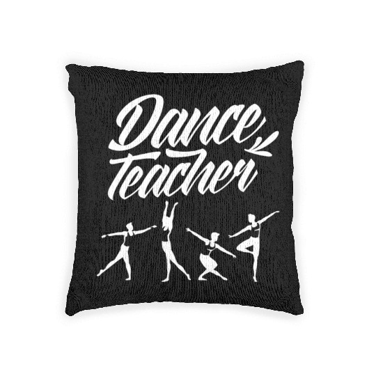 Ballet Dance Teacher Class Teach Dancing Dancer Woven Pillows