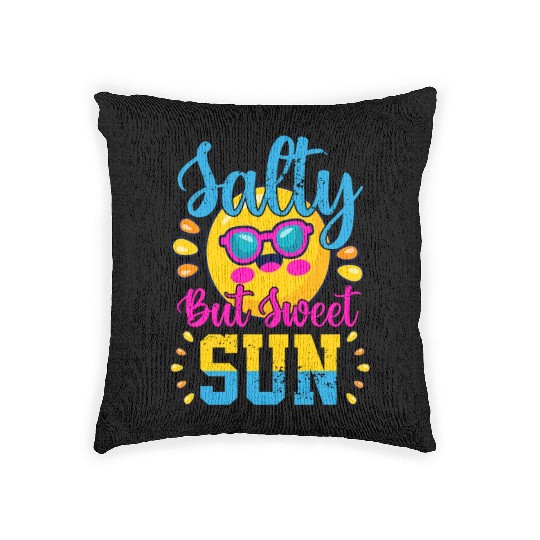 Salty But Sweet Sun Woven Pillows