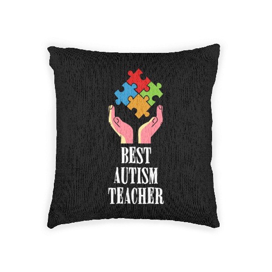 Autism Teacher Woven Pillows