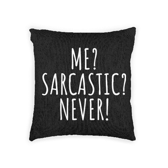 Inappropriate Funny Saying Woven Pillows