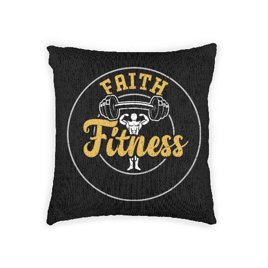 Faith Fitness - Gym Woven Pillows