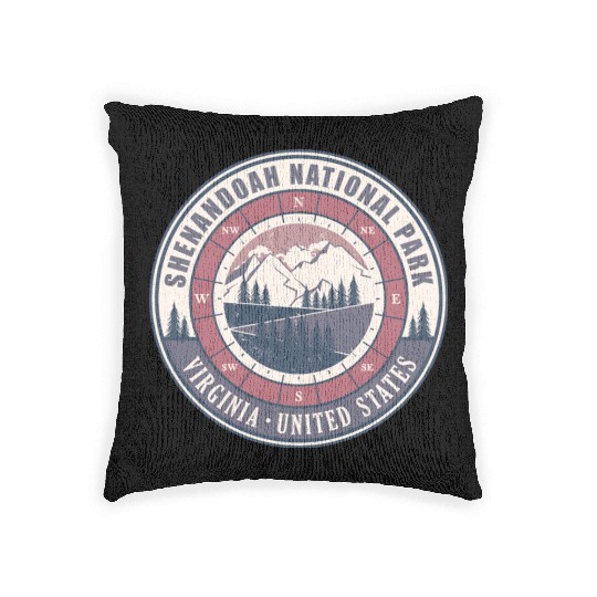 Shenandoah National Park Virginia US Hiking Woven Pillows