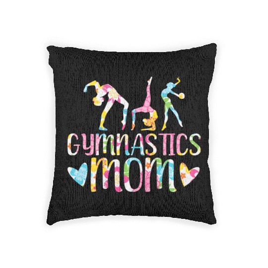 Gymnastics Mom Gymnast I Love Gymnastics Woven Pillows