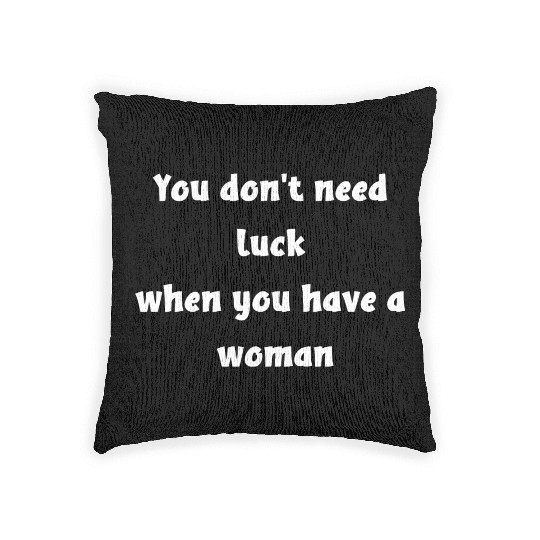 St Patricks Day, when you have woman Woven Pillows