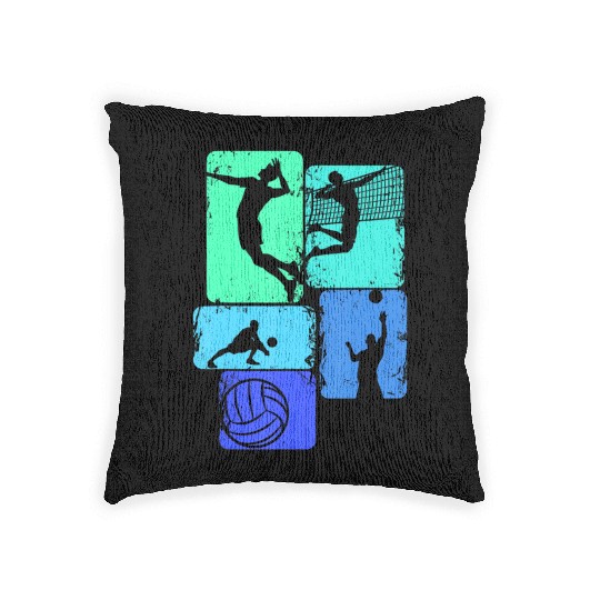 Volleyball player Volleyball lover Woven Pillows