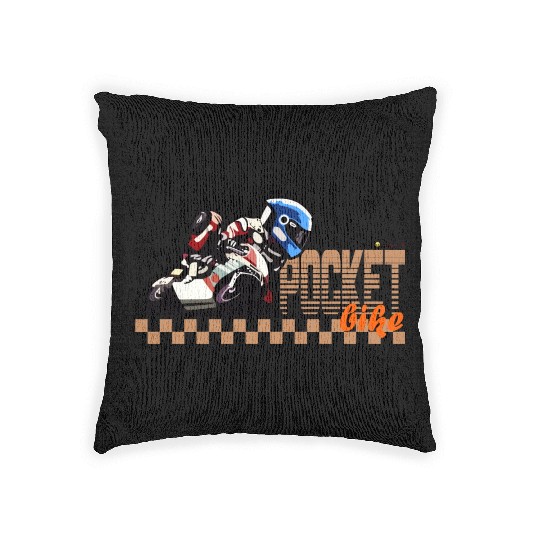 Pocket Bike Woven Pillows