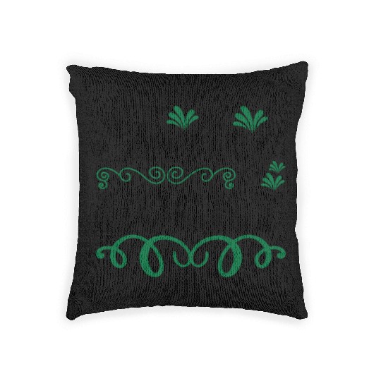 feeling lucky Woven Pillows