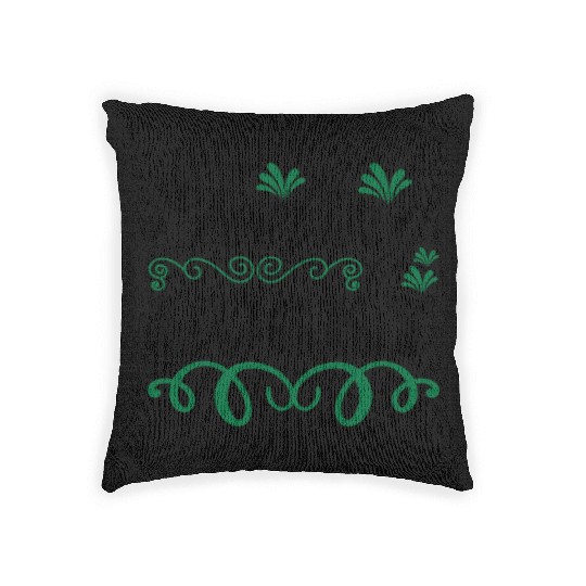 feeling lucky Woven Pillows