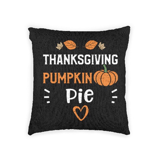 Thanksgiving Pumpkin Pie - Pumpkin Woven Pillows