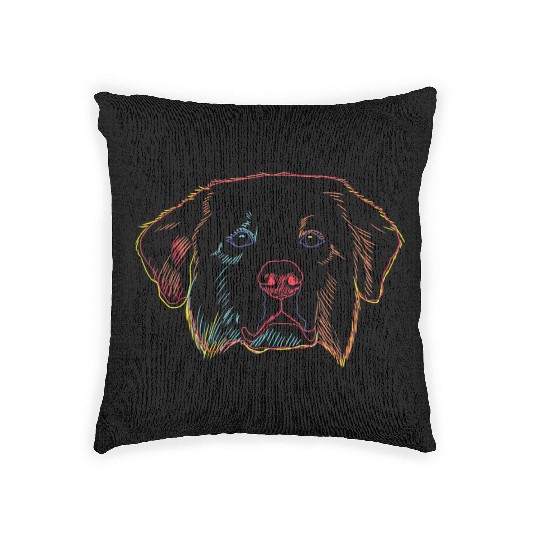 Dog Great Pyrenees Woven Pillows