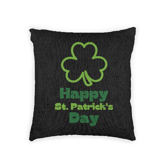 Happy St Patricks Day | Saint Patricks Day Woven Pillows