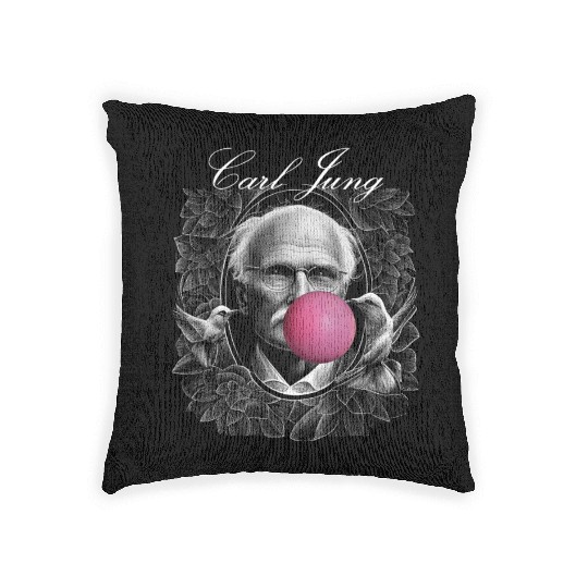 Carl Jung most influential psychiatrist homage Woven Pillows