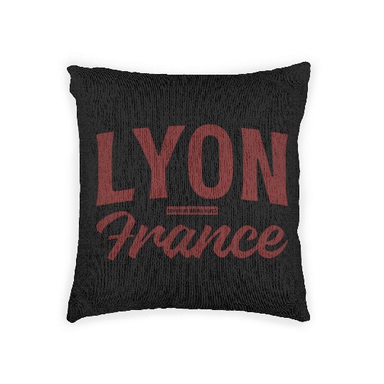 Vintage Lyon France Woven Pillows