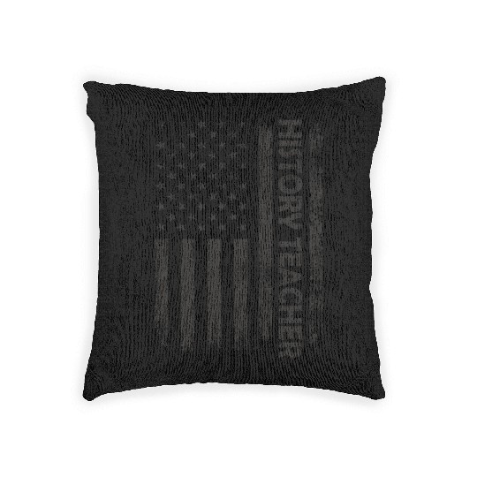 History Teacher School Teaching Student Woven Pillows