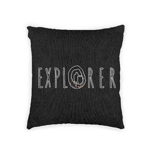 Explorer pathfinder minimalist Classic design Woven Pillows