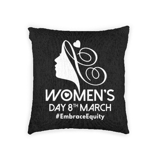 International Women's Day 8 March IWD Embrace Woven Pillows
